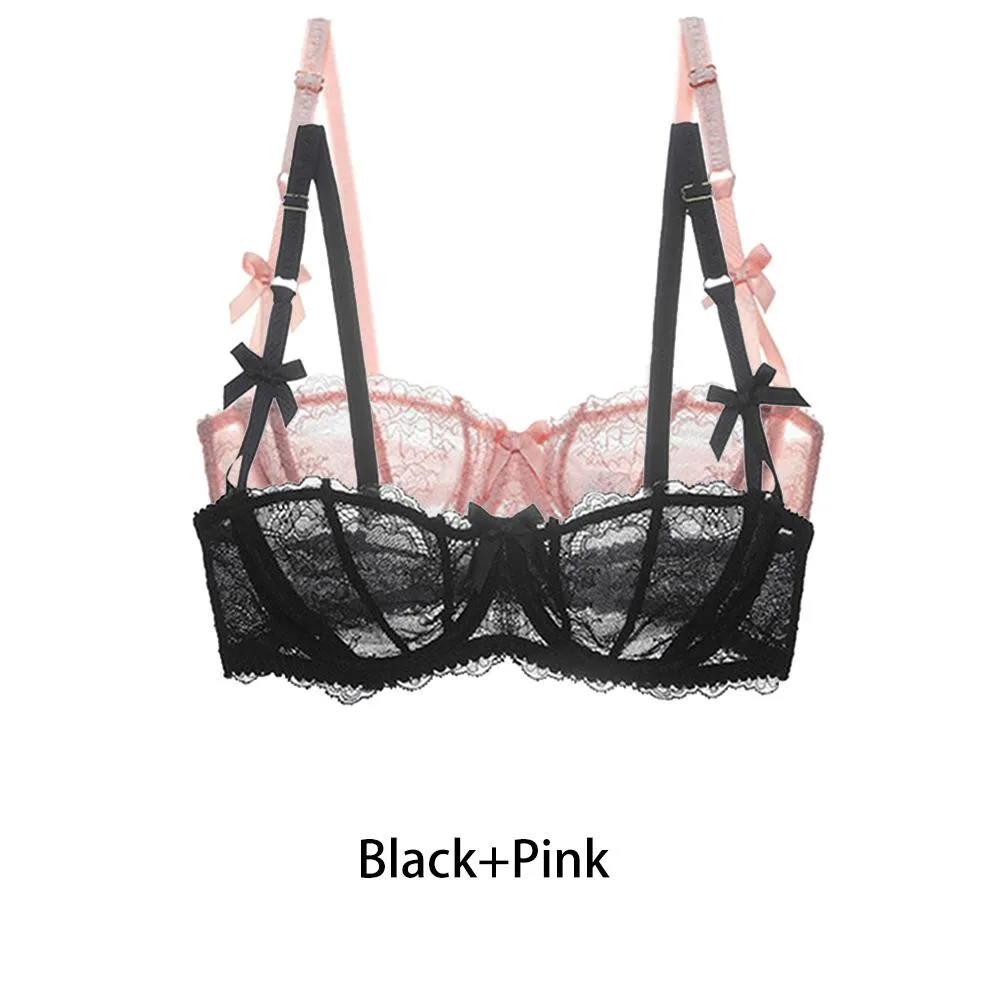 Varsbaby Transparent Underwear Lace Bras 2Pcs