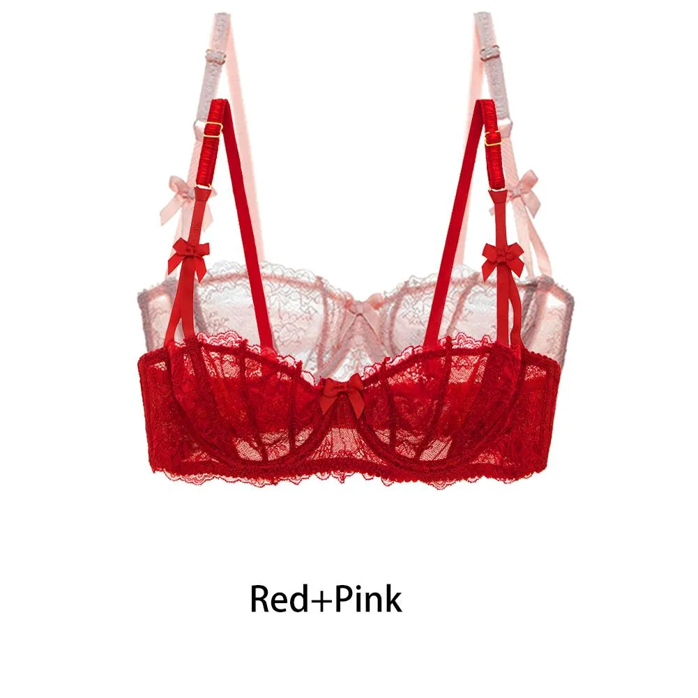 Varsbaby Transparent Underwear Lace Bras 2Pcs