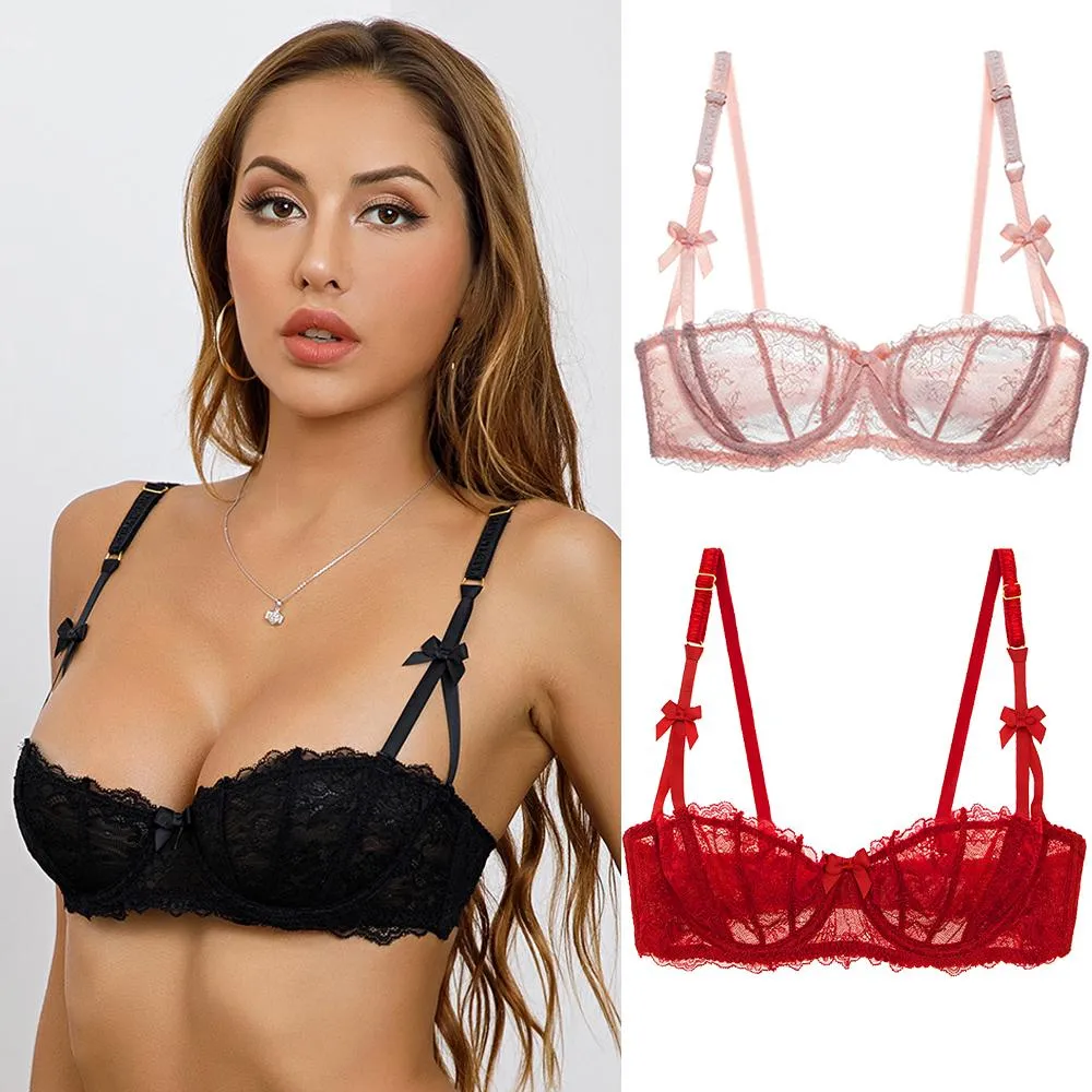 Varsbaby Transparent Underwear Lace Bras 2Pcs