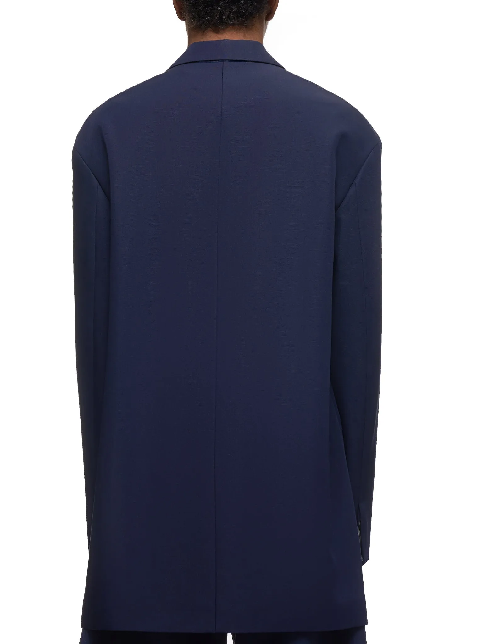 Virgin Fleece Wool Suit Jacket (120401-NAVY)