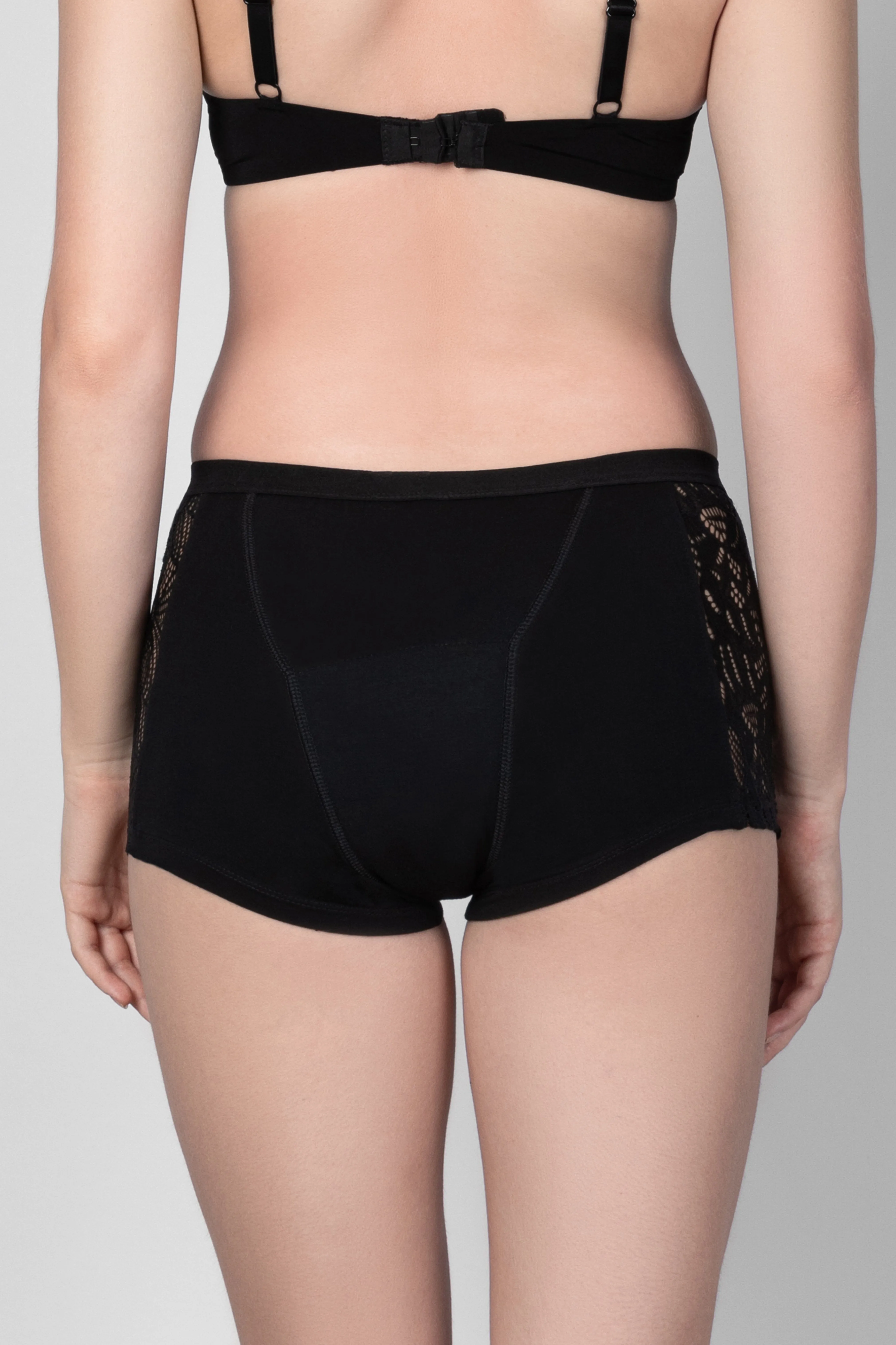 Women Boyshorts Lenzing Modal Lace Period Underwear